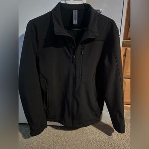 Black men’s small weatherproof jacket